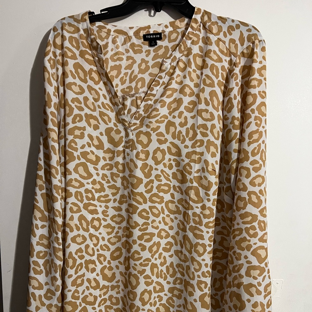 Torrid long sleeve animal print